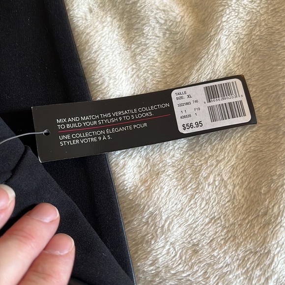 🆕 NWT Leather look maternity leggings size XL - Picture 2 of 4